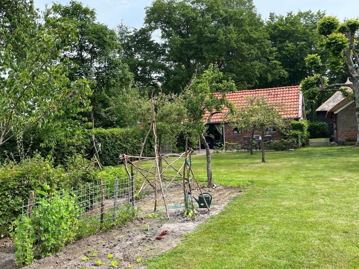 Landelijk Gelegen Huisje Op Erf Veeningen エクステリア 写真